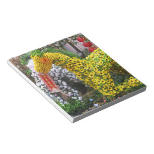 Bloc-note Année du cheval 春 節 馬 ... Topiary chinois