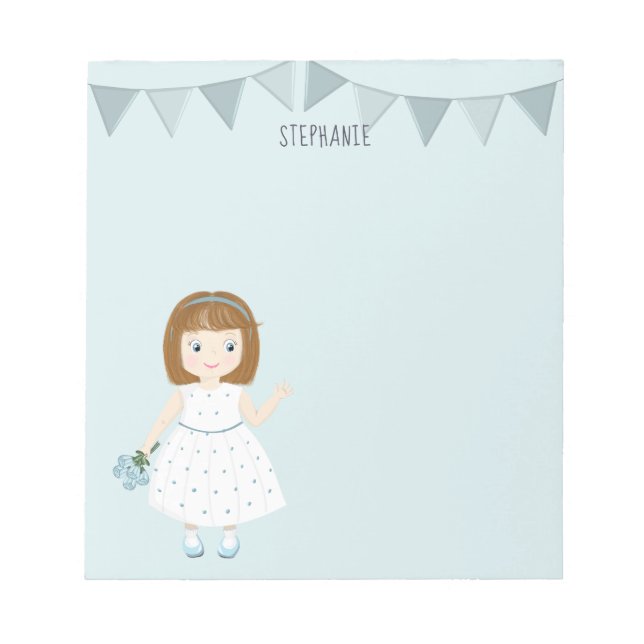 Bloc-note Anniversaire du petit Fleur sauvage (Devant)