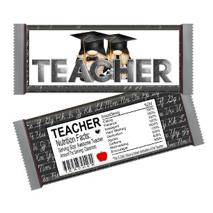 Bloc-note Appréciation de l'enseignant Candy Bar Wrapper Fav