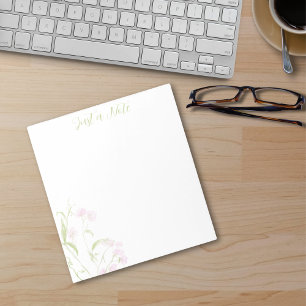 Bloc-note Aquarelle Pois doux