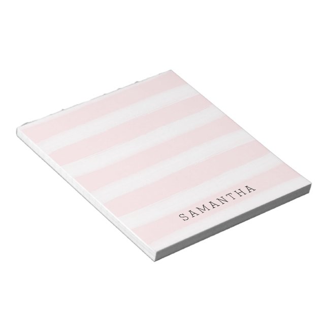 Bloc-note Aquarelle rose doux (Incliné)