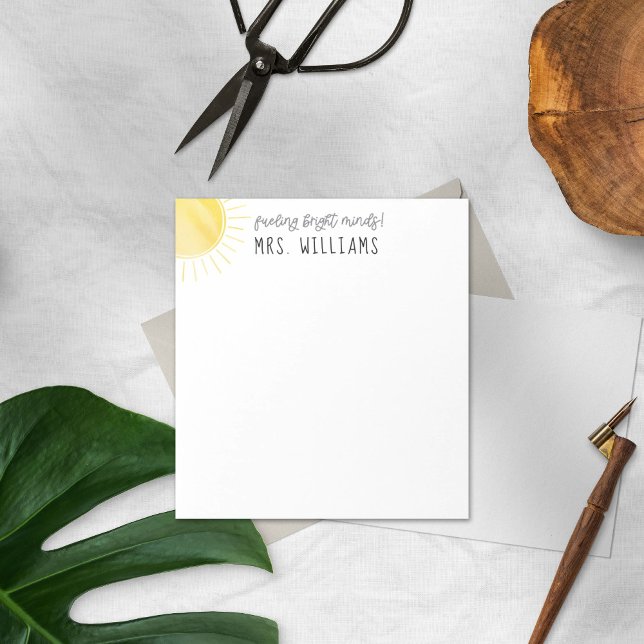 Bloc-note Aquarelle Soleil Alimentation brillant esprit ense (Créateur téléchargé)