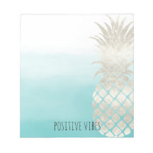 Aquarelle tropicale blanche ananas Aqua