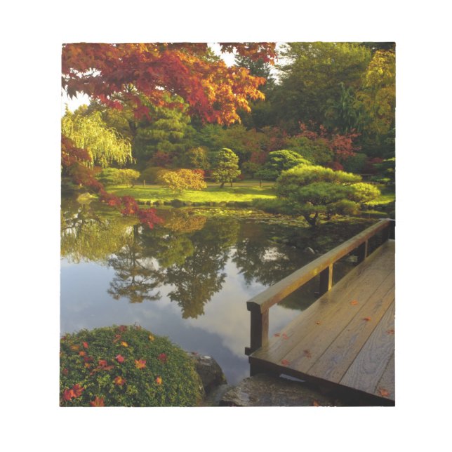 Bloc-note Arboretum, Jardin Japonais, Seattle, Washington, (Devant)