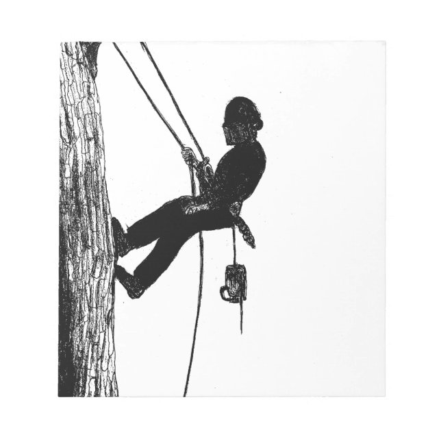 Bloc-note Arbre chirurgien Arboriste Noël cadeau cadeau cade (Devant)