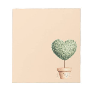 Bloc-note Arbre de coeur d'amour