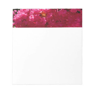 Bloc-note Arbre de Crape Myrtle Floral Magenta