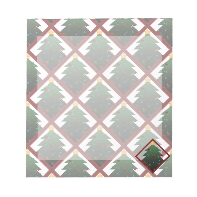Bloc-note Arbre de Noël (Devant)