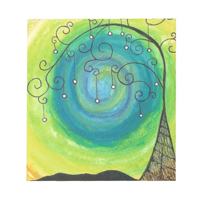 Bloc-note Arbre lunaire (Devant)