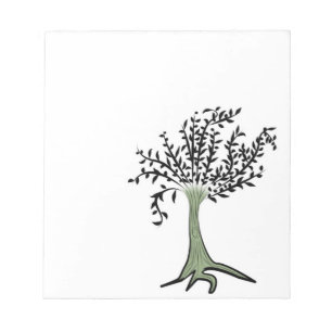 Bloc-note Arbre vert