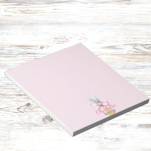 Bloc-note Arc rose ananas nom tropical