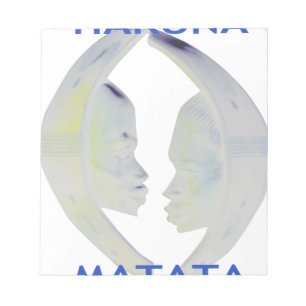 Bloc-note Architecture africaine Hakuna Matata