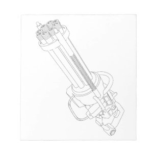 Bloc-note Arme de rotation Steampunk