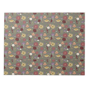 Bloc-note Arrière - plan vert de l'automne