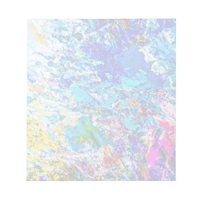 Bloc-note Art de la palette de couleurs (Devant)