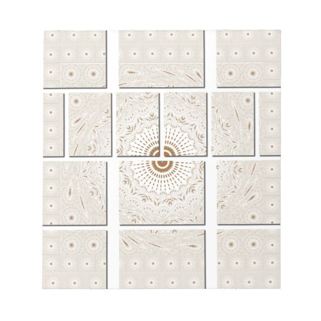 Bloc-note Art Motif Africain Traditionnel Motif Motif Mosaïq (Devant)