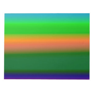BLOC-NOTE ART TEXTURE ROUGE BLEU VERT