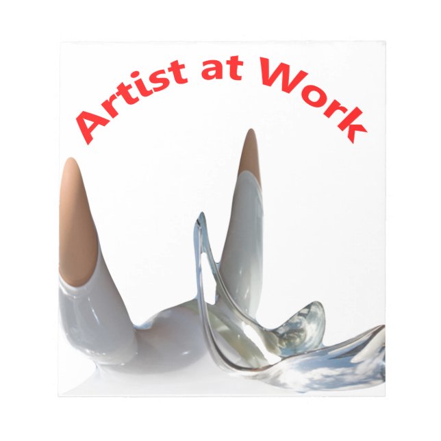 Bloc-note Artiste au travail (Devant)