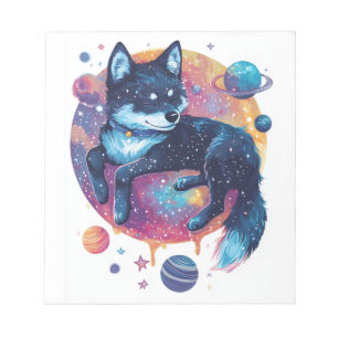 Bloc-note Astral Akita - Chien de l'Espace Cosmique