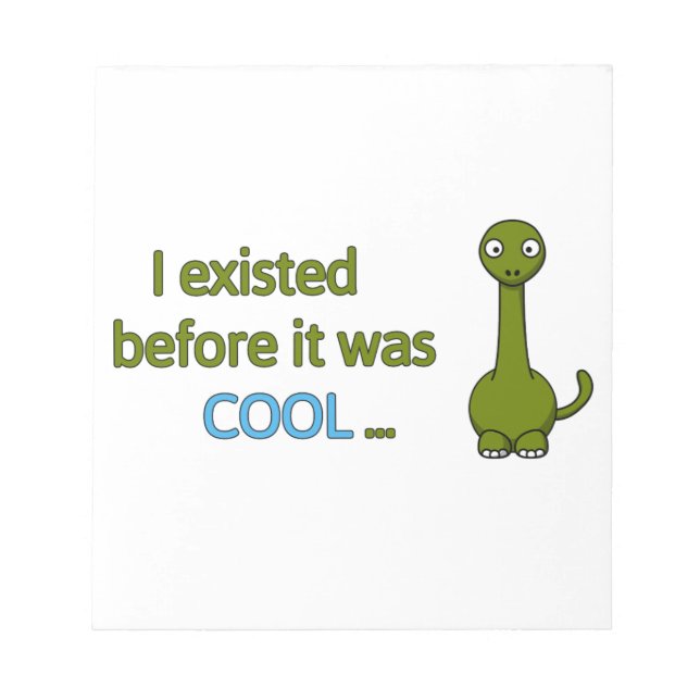 Bloc-note Avant c'était cool (Devant)