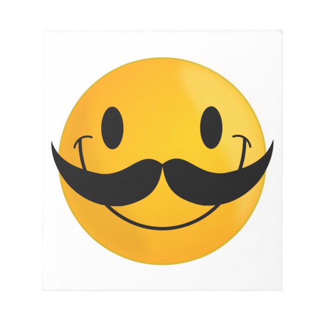 Bloc-note avec Moustache (Devant)
