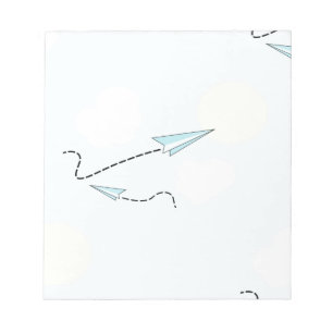Bloc-note avions à papier