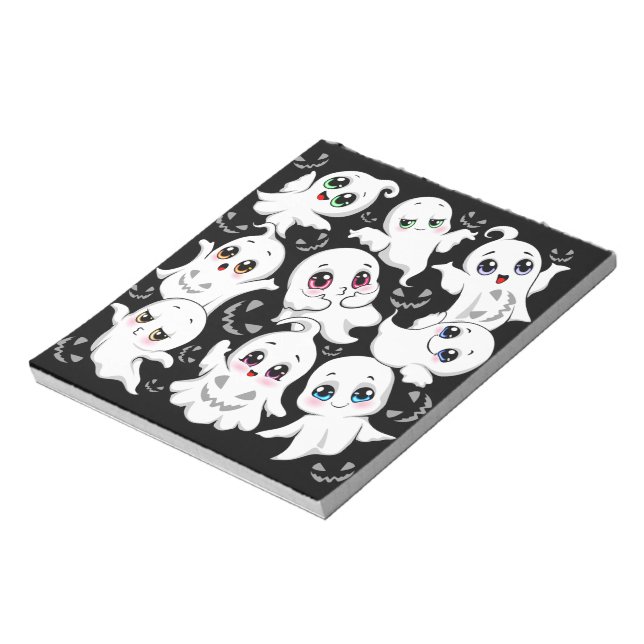 Bloc-note Baby Ghosts Éffrayant mignon Halloween humeur (Tourné)
