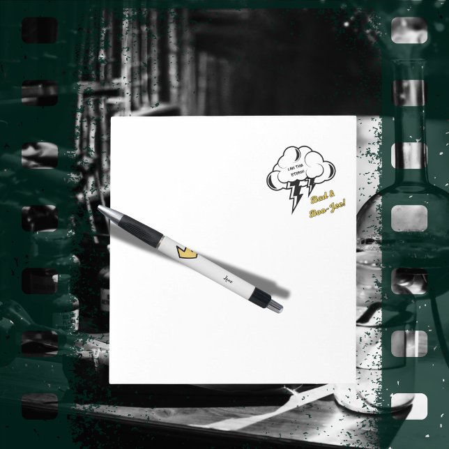 Bloc-note Bad et Boo-jee "I Am the Storm" gothique (Créateur téléchargé)