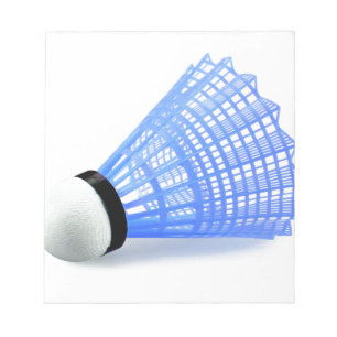 Bloc-note Badminton Shuttlecock Birdie Blue Sports