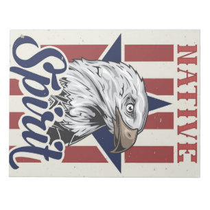 Bloc-note Bald Eagle Esprit autochtone