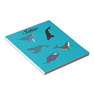 Bloc-note Baleine