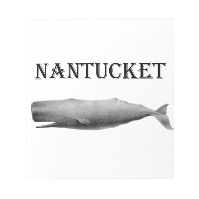 Bloc-note Baleine de Nantucket Sperm (Devant)