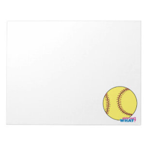 Bloc-note Balle de softball