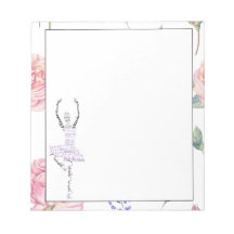 Ballerina Natasha personnalisée | Bordure Rose aqu