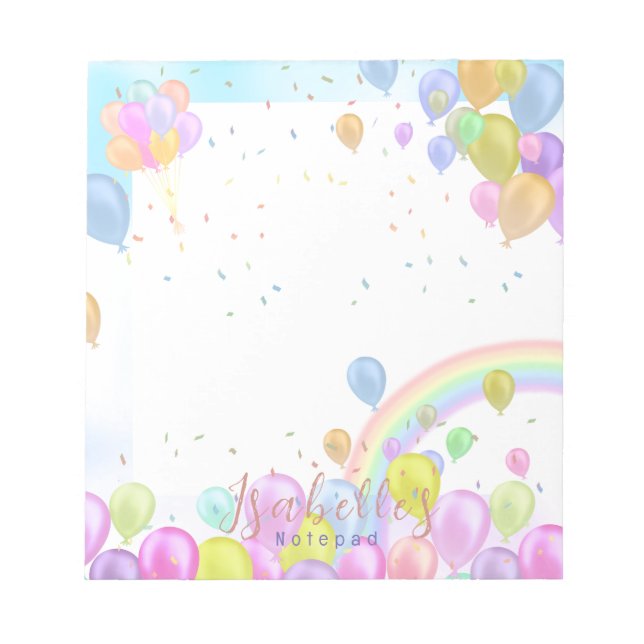 Bloc-note Balloon Pastel (Devant)