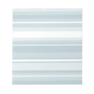 Bloc-note Bandes bleu glace
