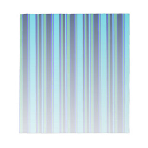 Bloc-note Bandes bleues et vertes