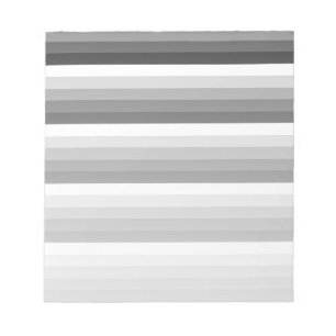 Bloc-note Bandes d'ombre noir et blanc