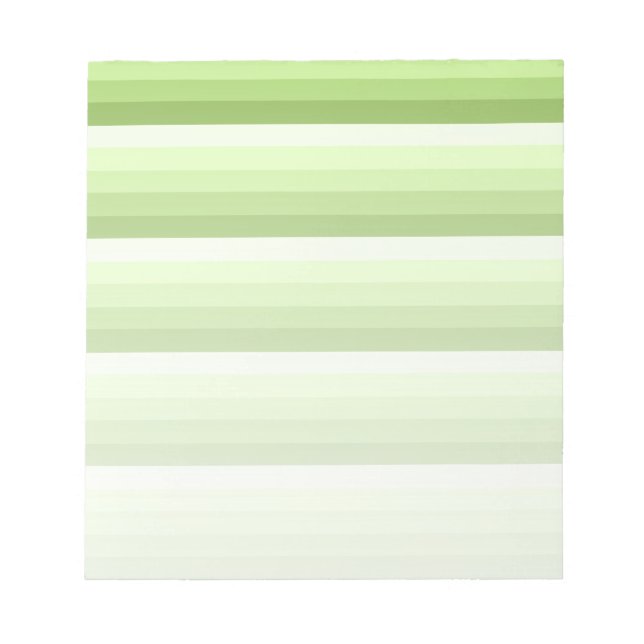 Bloc-note Bandes d'ombre vert citron (Devant)
