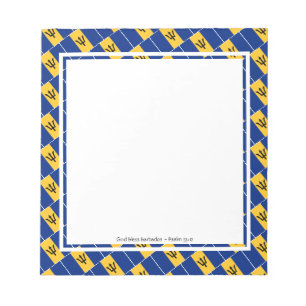 Bloc-note BARBADOS DRAPEAU Patriotique BARBADIEN Personnalis