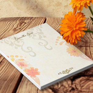 Bloc-note Baroque Floral Mexicain Sacré-Cœur Rustique