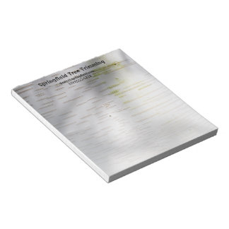 Bloc-note Barque de bouleau Rustique Nature Custom Business
