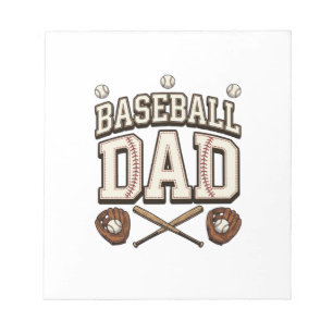 Bloc-note Baseball Vintage Papa Fête des Pères