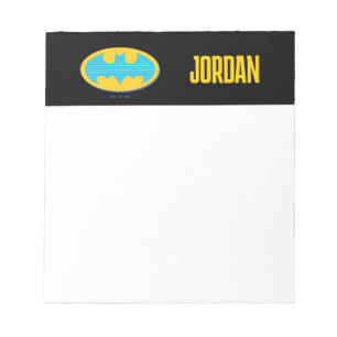 Bloc-note Batman   Symbole Cyan Stripes