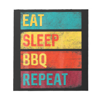 Bloc-note BBQ | Barbecue Grillades Cadeau Dormir BBQ