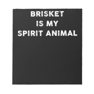 Bloc-note BBQ Brisket Est Mon Esprit Animal BBQ Cadeaux