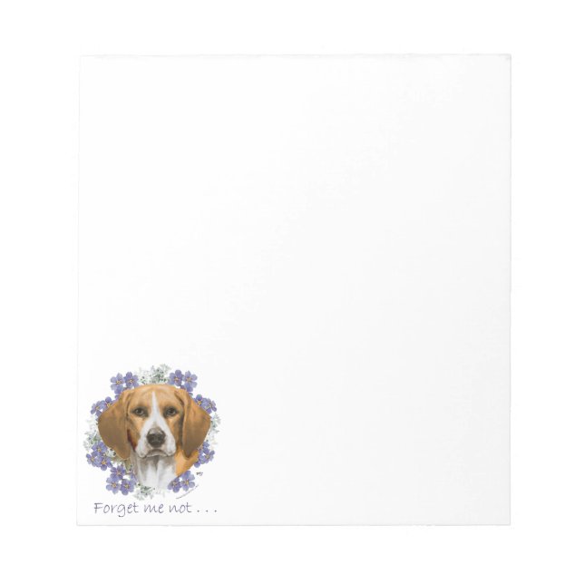 Bloc-note Beagle keepsake (Devant)