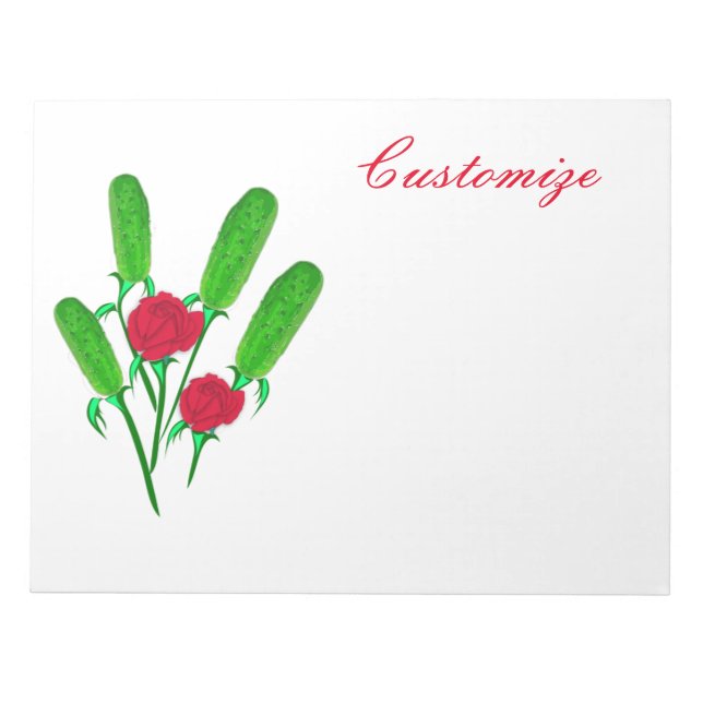 Bloc-note Beau bouquet de chiche avec Thunder_Cove Rose (Devant)