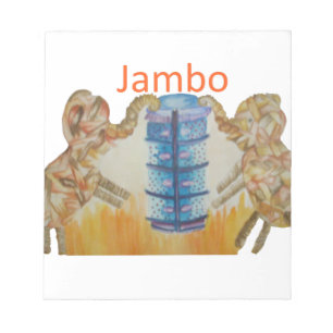 Bloc-note Bébé Jambo Jumbo Elephant