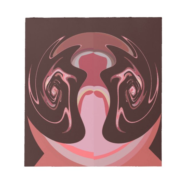 Bloc-note Belle Motif Maroon Africain Design d'impression (Devant)